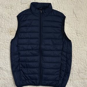 Alpine Swiss Unisex Dark Blue Quilted Vest